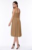 Cute Strapless Sleeveless Zipper Chiffon Hi-Lo Plus Size Bridesmaid Dresses