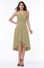 Mature A-line Sleeveless Zip up Ruching Plus Size Bridesmaid Dresses