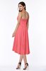 Mature A-line Sleeveless Zip up Ruching Plus Size Bridesmaid Dresses
