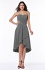 Mature A-line Sleeveless Zip up Ruching Plus Size Bridesmaid Dresses
