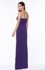 Sexy Sheath Strapless Half Backless Floor Length Pleated Plus Size Bridesmaid Dresses