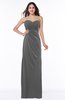 Sexy Sheath Strapless Half Backless Floor Length Pleated Plus Size Bridesmaid Dresses