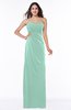 Sexy Sheath Strapless Half Backless Floor Length Pleated Plus Size Bridesmaid Dresses