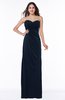 Sexy Sheath Strapless Half Backless Floor Length Pleated Plus Size Bridesmaid Dresses