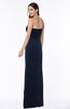 Sexy Sheath Strapless Half Backless Floor Length Pleated Plus Size Bridesmaid Dresses