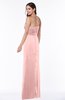 Sexy Sheath Strapless Half Backless Floor Length Pleated Plus Size Bridesmaid Dresses