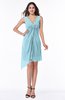 Cute A-line Sleeveless Chiffon Ruching Plus Size Bridesmaid Dresses
