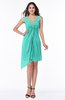 Cute A-line Sleeveless Chiffon Ruching Plus Size Bridesmaid Dresses