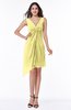 Cute A-line Sleeveless Chiffon Ruching Plus Size Bridesmaid Dresses