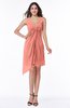 Cute A-line Sleeveless Chiffon Ruching Plus Size Bridesmaid Dresses