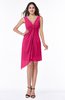Cute A-line Sleeveless Chiffon Ruching Plus Size Bridesmaid Dresses