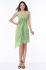 Cute A-line Sleeveless Chiffon Ruching Plus Size Bridesmaid Dresses