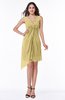 Cute A-line Sleeveless Chiffon Ruching Plus Size Bridesmaid Dresses
