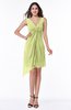 Cute A-line Sleeveless Chiffon Ruching Plus Size Bridesmaid Dresses