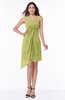 Cute A-line Sleeveless Chiffon Ruching Plus Size Bridesmaid Dresses