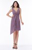Cute A-line Sleeveless Chiffon Ruching Plus Size Bridesmaid Dresses