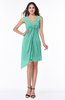 Cute A-line Sleeveless Chiffon Ruching Plus Size Bridesmaid Dresses
