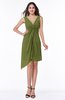 Cute A-line Sleeveless Chiffon Ruching Plus Size Bridesmaid Dresses