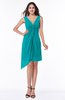 Cute A-line Sleeveless Chiffon Ruching Plus Size Bridesmaid Dresses