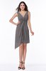 Cute A-line Sleeveless Chiffon Ruching Plus Size Bridesmaid Dresses
