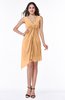 Cute A-line Sleeveless Chiffon Ruching Plus Size Bridesmaid Dresses