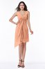 Cute A-line Sleeveless Chiffon Ruching Plus Size Bridesmaid Dresses