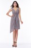 Cute A-line Sleeveless Chiffon Ruching Plus Size Bridesmaid Dresses