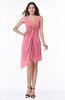Cute A-line Sleeveless Chiffon Ruching Plus Size Bridesmaid Dresses
