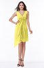 Cute A-line Sleeveless Chiffon Ruching Plus Size Bridesmaid Dresses