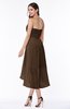 Plain Asymmetric Neckline Sleeveless Chiffon Pleated Plus Size Bridesmaid Dresses