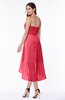 Plain Asymmetric Neckline Sleeveless Chiffon Pleated Plus Size Bridesmaid Dresses