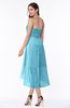 Plain Asymmetric Neckline Sleeveless Chiffon Pleated Plus Size Bridesmaid Dresses