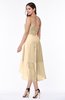 Plain Asymmetric Neckline Sleeveless Chiffon Pleated Plus Size Bridesmaid Dresses