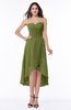Plain Asymmetric Neckline Sleeveless Chiffon Pleated Plus Size Bridesmaid Dresses