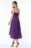 Plain Asymmetric Neckline Sleeveless Chiffon Pleated Plus Size Bridesmaid Dresses