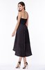 Plain Asymmetric Neckline Sleeveless Chiffon Pleated Plus Size Bridesmaid Dresses