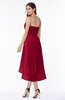 Plain Asymmetric Neckline Sleeveless Chiffon Pleated Plus Size Bridesmaid Dresses