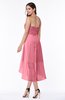 Plain Asymmetric Neckline Sleeveless Chiffon Pleated Plus Size Bridesmaid Dresses