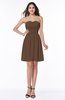 Cute A-line Sleeveless Zipper Short Ribbon Plus Size Bridesmaid Dresses