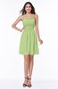 Cute A-line Sleeveless Zipper Short Ribbon Plus Size Bridesmaid Dresses