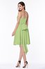 Cute A-line Sleeveless Zipper Short Ribbon Plus Size Bridesmaid Dresses