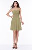 Cute A-line Sleeveless Zipper Short Ribbon Plus Size Bridesmaid Dresses