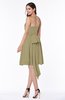 Cute A-line Sleeveless Zipper Short Ribbon Plus Size Bridesmaid Dresses