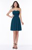 Cute A-line Sleeveless Zipper Short Ribbon Plus Size Bridesmaid Dresses