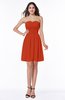 Cute A-line Sleeveless Zipper Short Ribbon Plus Size Bridesmaid Dresses