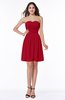 Cute A-line Sleeveless Zipper Short Ribbon Plus Size Bridesmaid Dresses