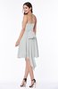 Cute A-line Sleeveless Zipper Short Ribbon Plus Size Bridesmaid Dresses