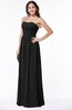 Classic Strapless Sleeveless Floor Length Ruching Plus Size Bridesmaid Dresses