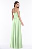 Cute Strapless Sleeveless Chiffon Floor Length Flower Plus Size Bridesmaid Dresses