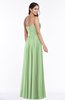 Cute Strapless Sleeveless Chiffon Floor Length Flower Plus Size Bridesmaid Dresses